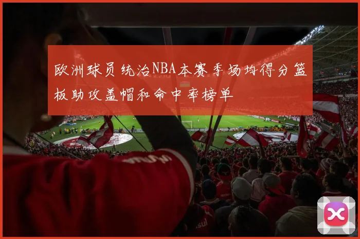 欧洲球员统治NBA本赛季场均得分篮板助攻盖帽和命中率榜单